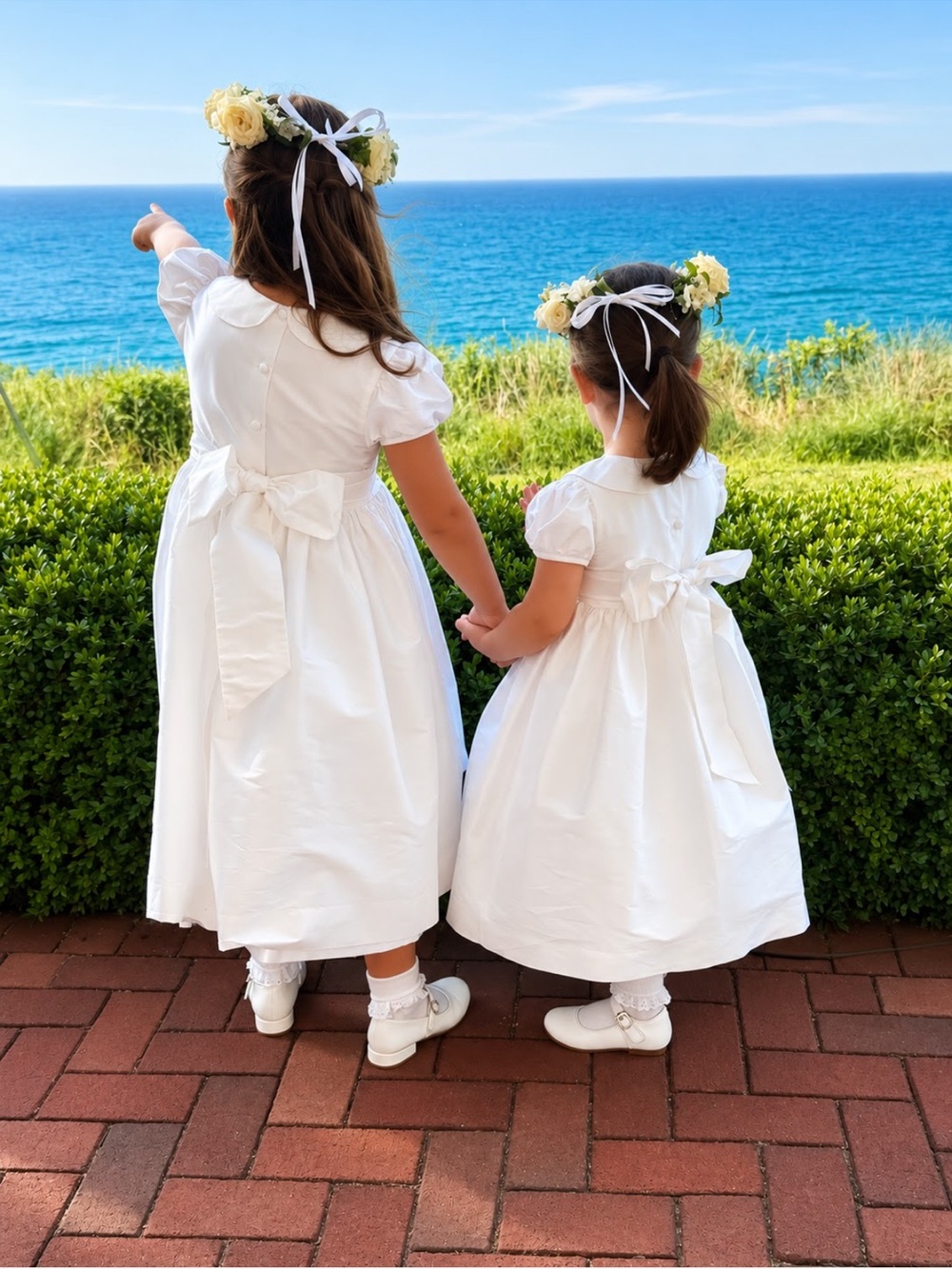 Audrey Silk Flower Girl Dress